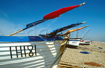 Comp image : boat0103 : Fishing boat on the shingle at Aldeburgh, Suffolk, England
