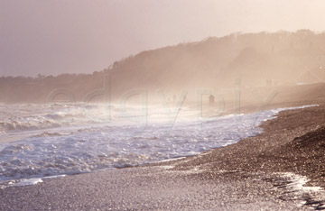 Comp image : ea00324 : On the shingle at Dunwich, Suffolk, on the east coast of England