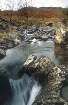 Comp image : ld02209 : High Sweden Bridge and swirling water, near Ambleside in the English Lake District