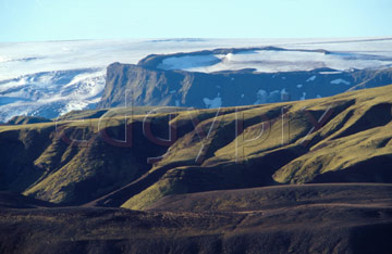 Comp image : torf0114 : View from Einhyrningur to Myrdalsjökull [Myrdallsjokull], Iceland
