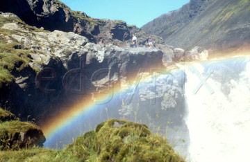 Comp image : torf0308 : Rainbow over the Markarfljót Gorge [Markarfljot Gorge], Iceland