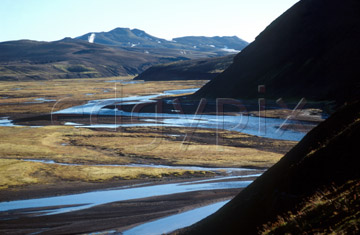 Comp image : torf0422 : View across the Markarfljót [Markarfljot] river at Laufafell, Iceland