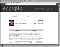Shopping Cart screenshot