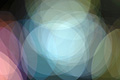 Bright abstract photo with overlapping white, pale blue and pink translucent circles Bright abstract photo with overlapping white, pale blue and pink translucent circles
