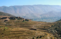 Terraced hillside above Abachkou in the High Atlas mountains of Morocco