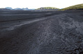 Patterns in volcanic sand, west of the Myrdalsjö [Myrdalsjokull] icecap, southern Iceland