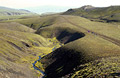 The Eldgjá [Eldgja] valley in southern Iceland, reputedly the longest volcanic fissure in the world